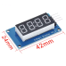 TM1637 4-digit LED display TM1637 4-digit LED display